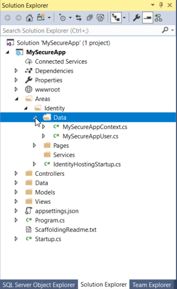 Areas > Identity > Data
