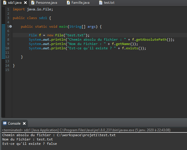 [Résolu] java.io - fichier par Little Bird - page 1 - OpenClassrooms
