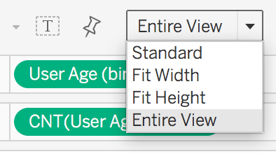 Entire View option in the Fit menu.