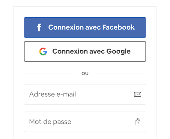 Exemple d'identification par un service externe grâce à une API