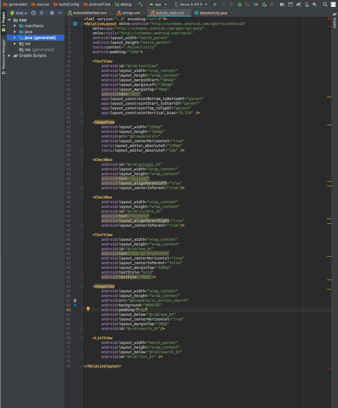 Aide interface bluetooth (android studio) par FytraxProduction ...