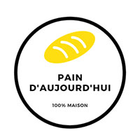 Logo de l'entreprise fictive Pain d'aujourd'hui - 100% maison