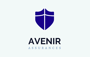 Logo de l'entreprise Avenir Assurances, représentant un bouclier