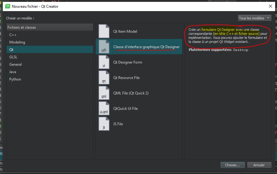 qt ajouter un menu barre dans qt Qt Designer impossibilité de rajouté