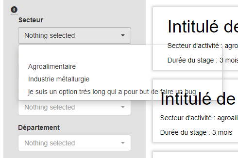 [bootstrap-select] drop down deviens transparent par GlennMckenna ...
