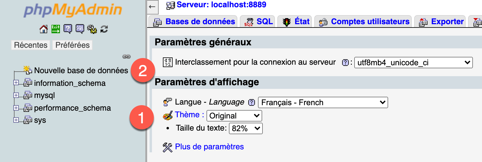 Créer Une Base De Données Mysql Avec Phpmyadmin