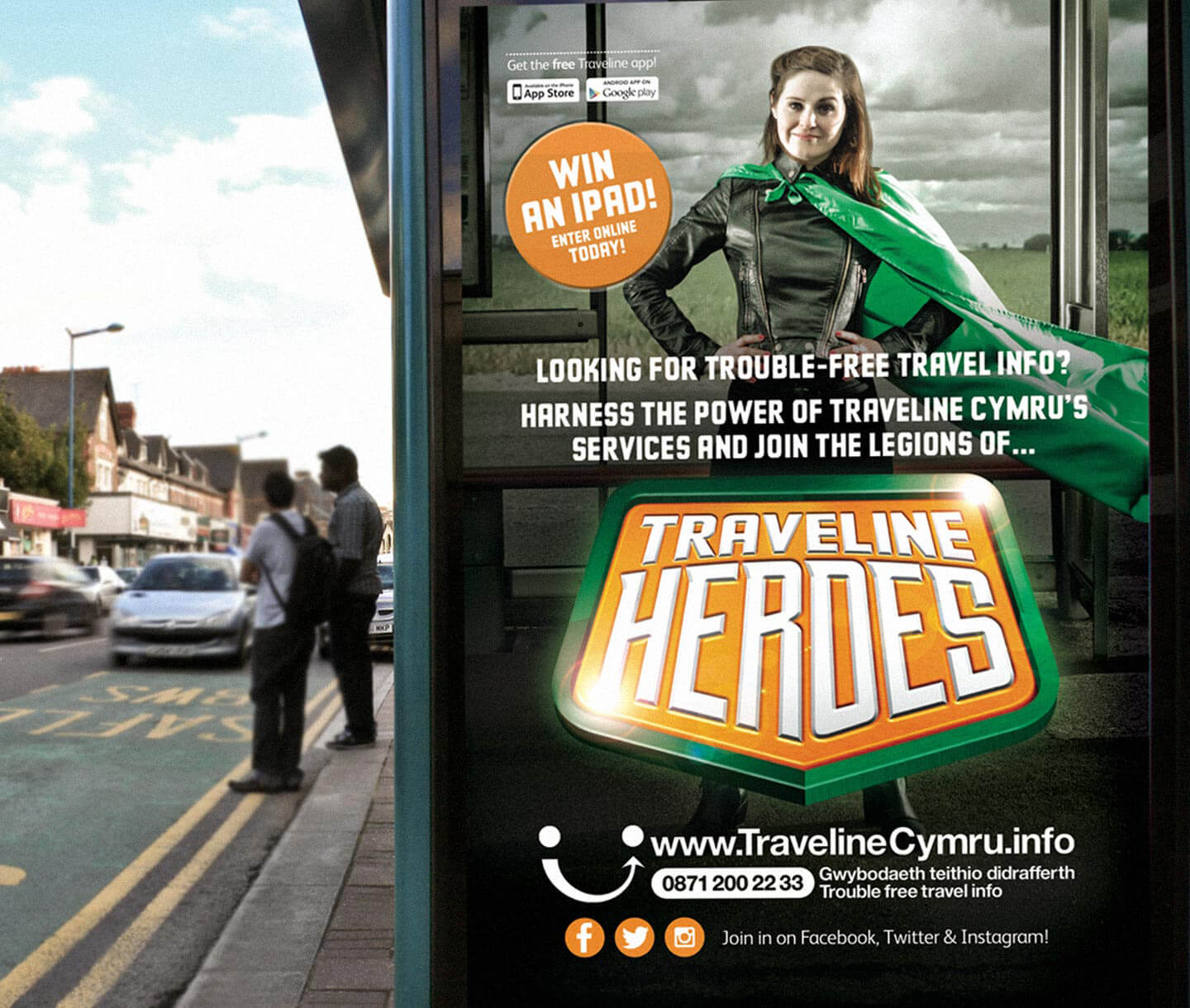 Traveline Cymru advertisement