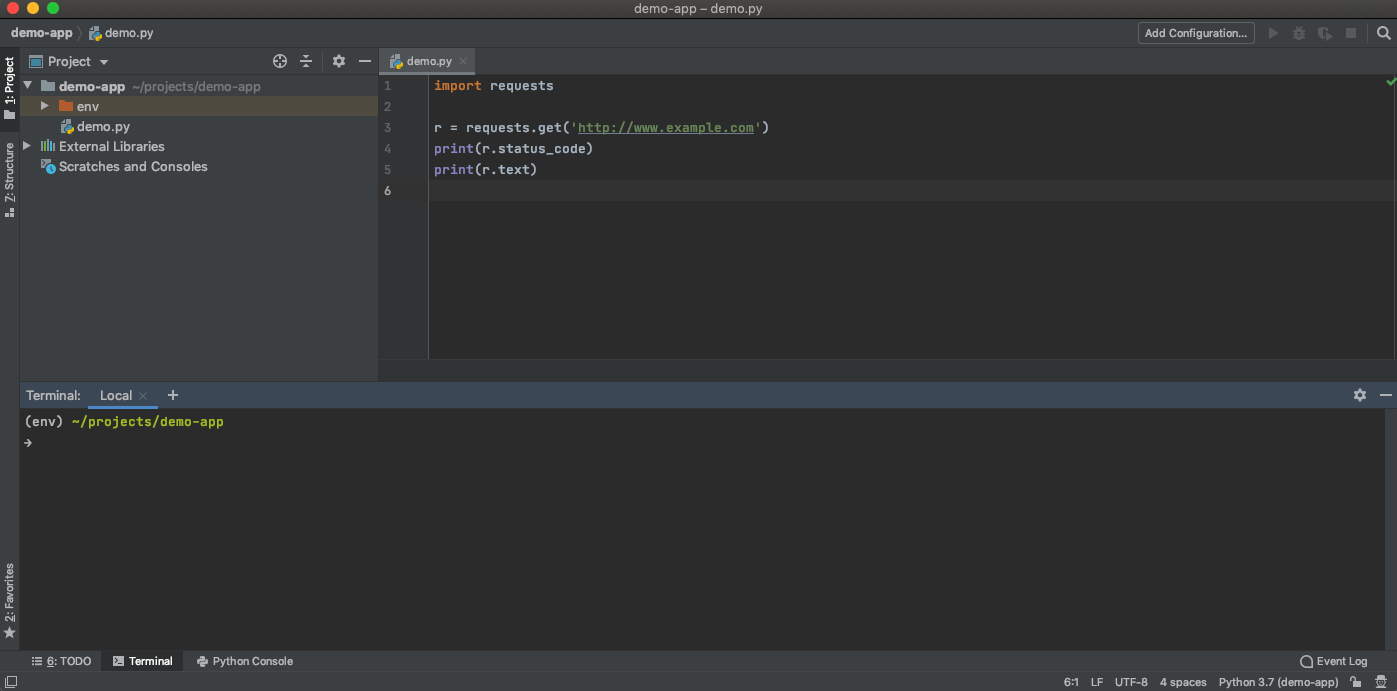 create-your-first-pycharm-project-set-up-a-python-environment