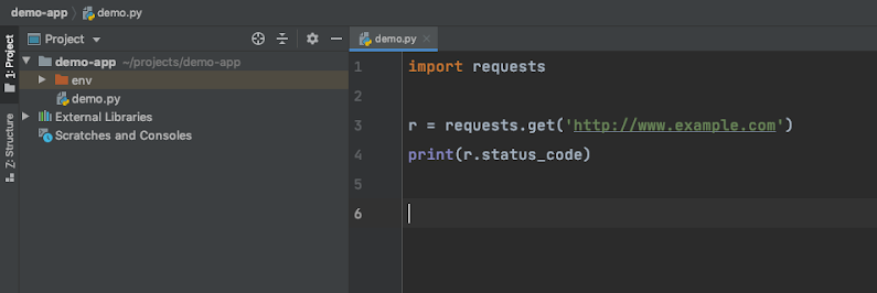 PyCharm with a margin.