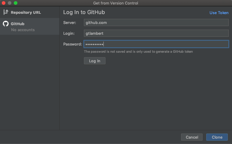 Connecting PyCharm to GitHub.