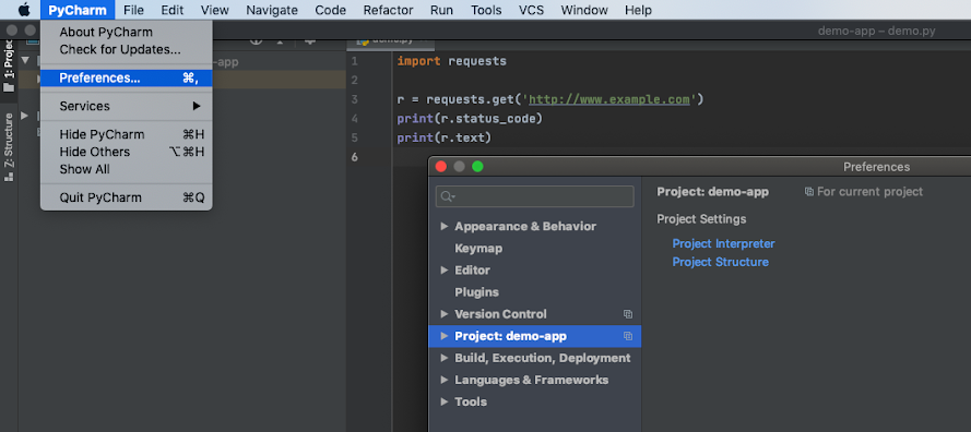 pycharm venv