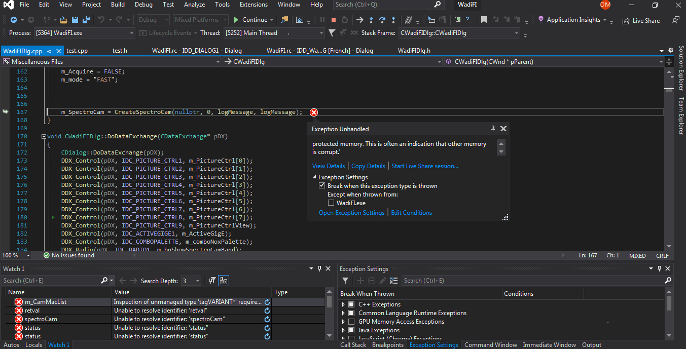 [Résolu] Erreur Exception Visual Studio par YouminAir FPV - page 1 ...