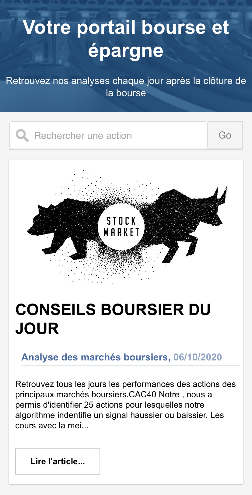 Analyse bourse - Boursicot