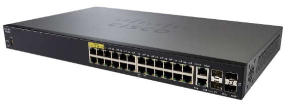 Switch 24 ports de marque Cisco (modèle SF350)