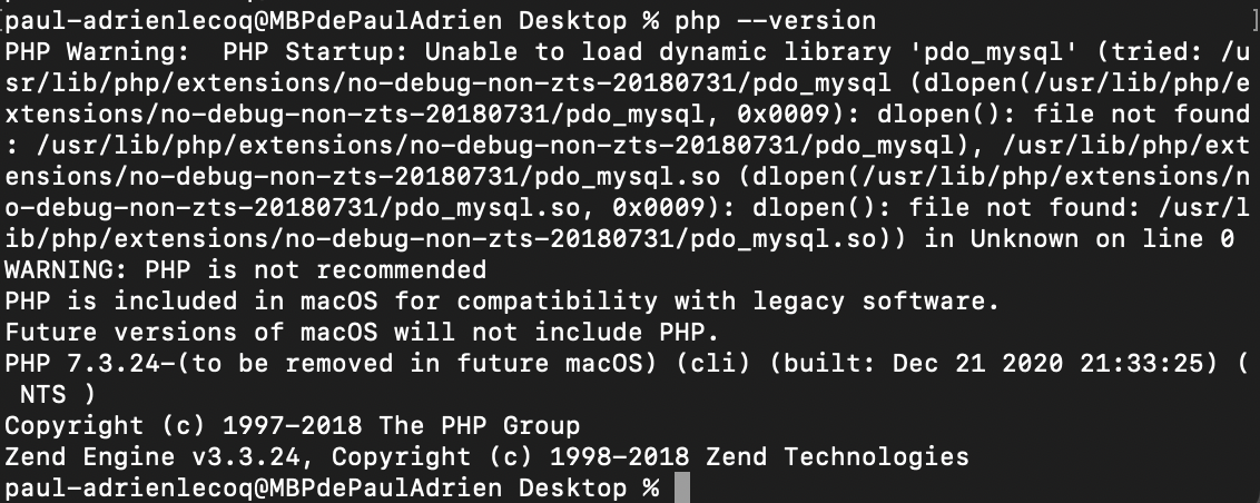 Erreur php : Unable to load dynamic library par Pau-AdrienLecoq - page ...