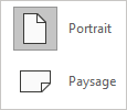 Orientez votre document en mode Portrait ou Paysage