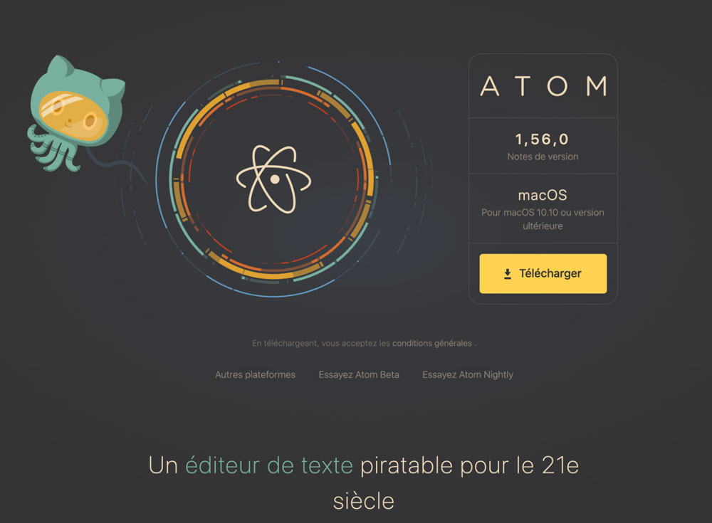 Le site d'Atom