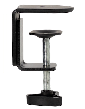 Display stand desk clamp