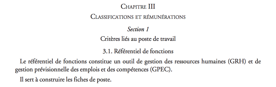 La fiche de poste en lien avec les classifications de fonctions – journal-officiel.gouv.fr
