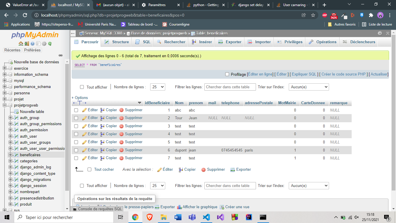 [Résolu] [django] cannot assign value must be an instance par ...