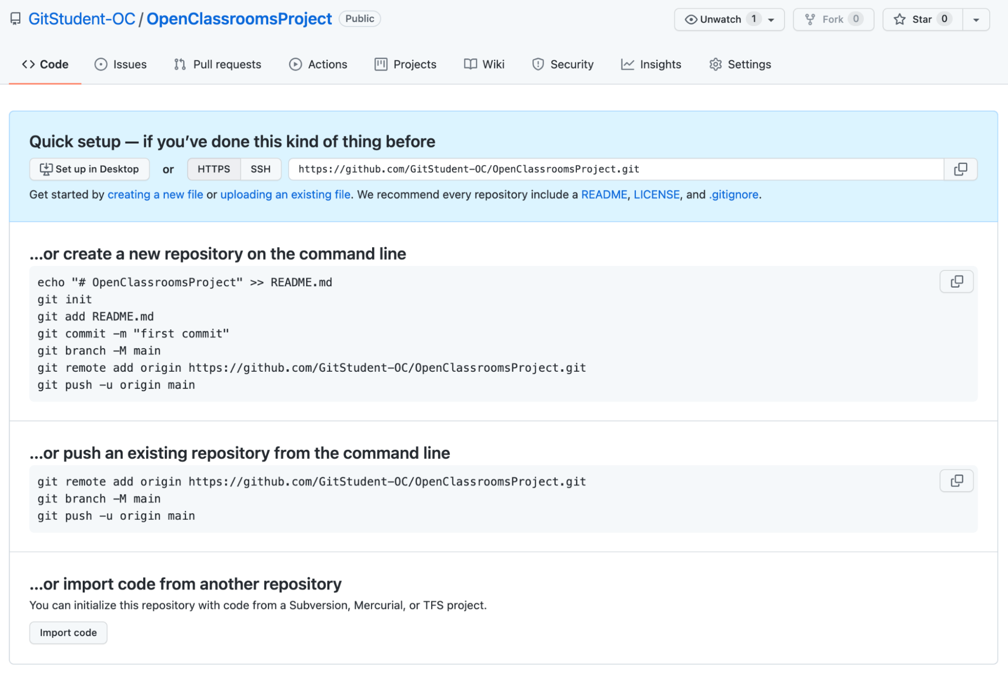 github-create-local-repository-and-push-to-github-push-an-existing