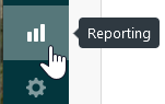 The reporting icon illustrated by a bar chart is shown.