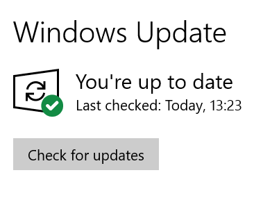 Windows Update on Windows 10