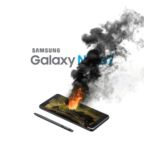 Edited Samsung's Galaxy Note 7 promotional poster