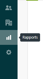 L'icône Rapports est indiquée dans la barre de menu verticale.