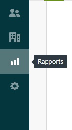 L'icône Rapports se trouve dans la barre de menu verticale.