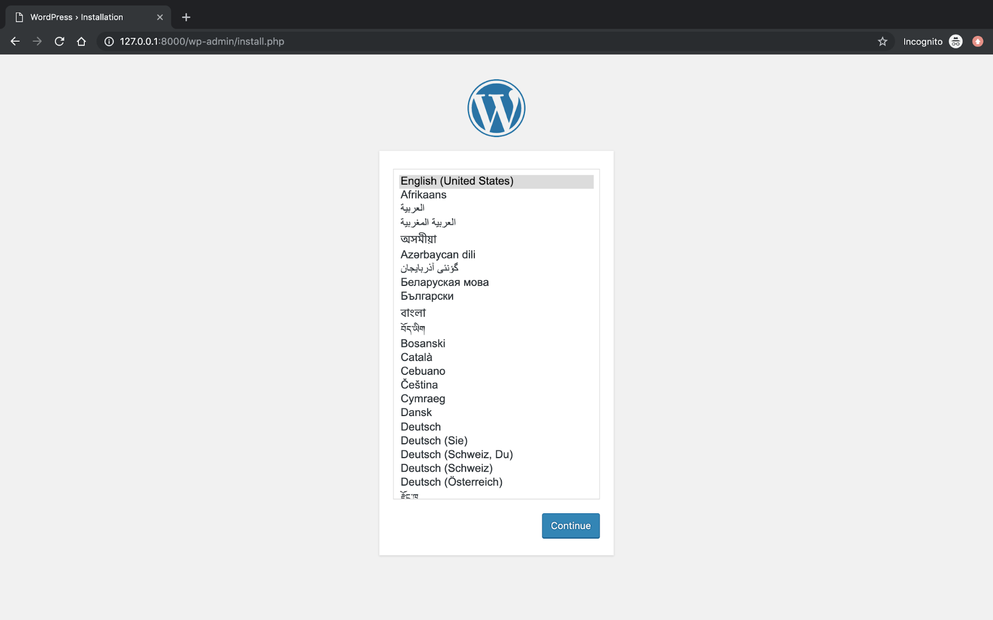 And your WordPress website is up and running!