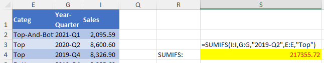 Use SUMIFS if you have several filter criteria
