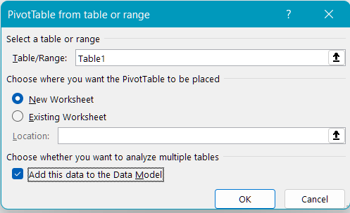 Check the final box which lets you add more data at a later stage