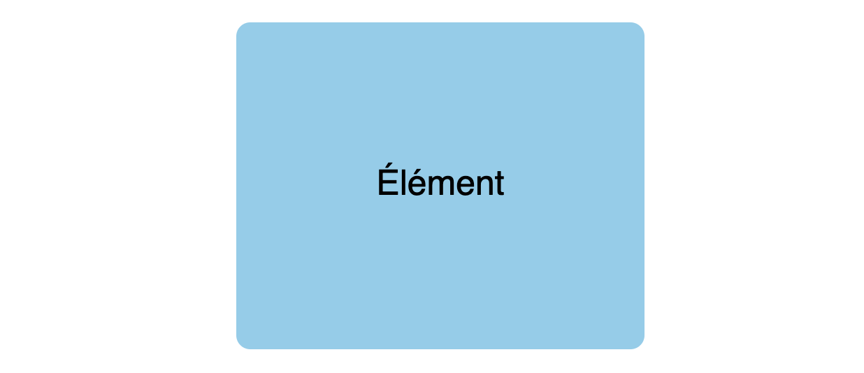 Les 4 coins de l'élément sont arrondis avec un radius de 10px. Sans cela ils seraient par défaut en angle droit.