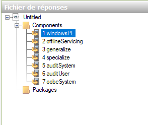 Capture d'écran montrant les 7 différents composants du fichier de réponse