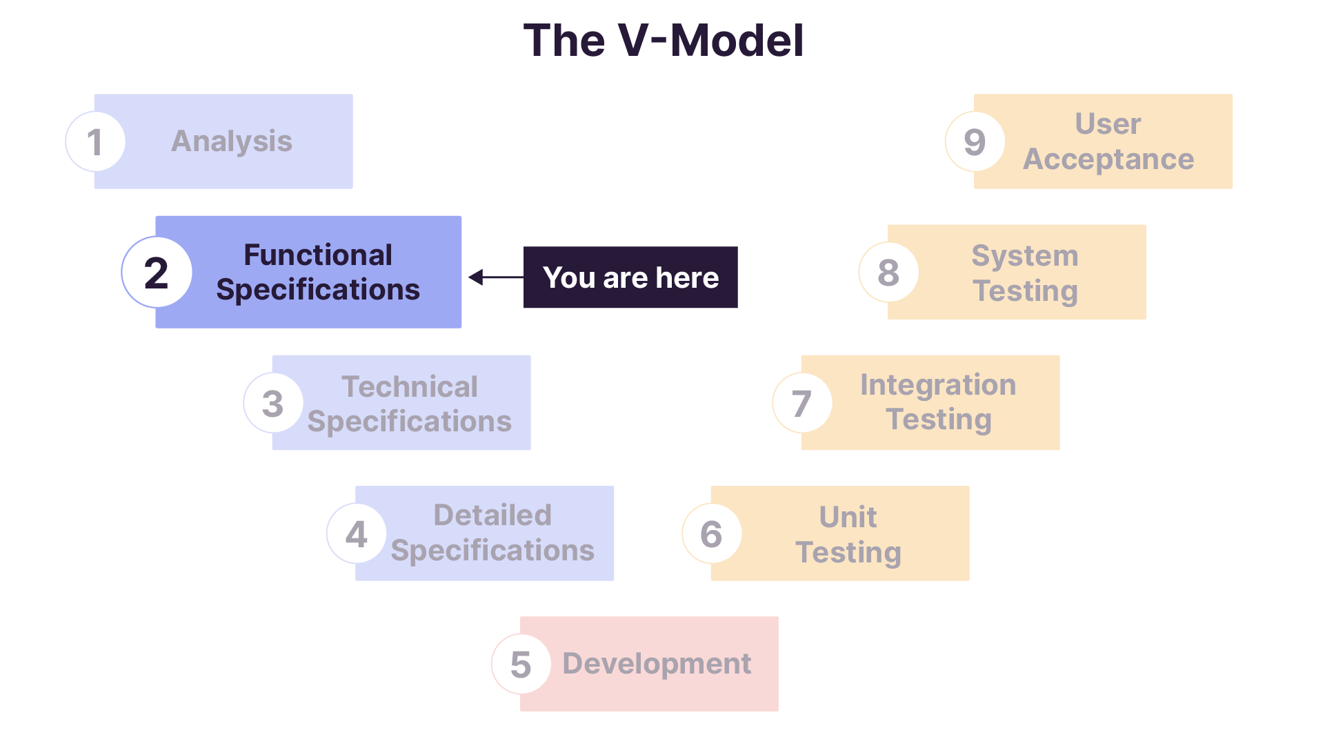 The Second Step in the V-Model Process: Functional Specifications