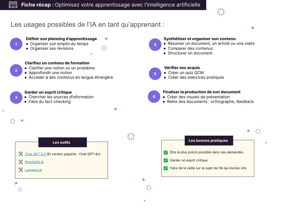 Screenshot de la fiche résumé joint PDF