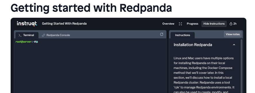 Capture d'écran avec le temps estimé du cours en haut à droite.