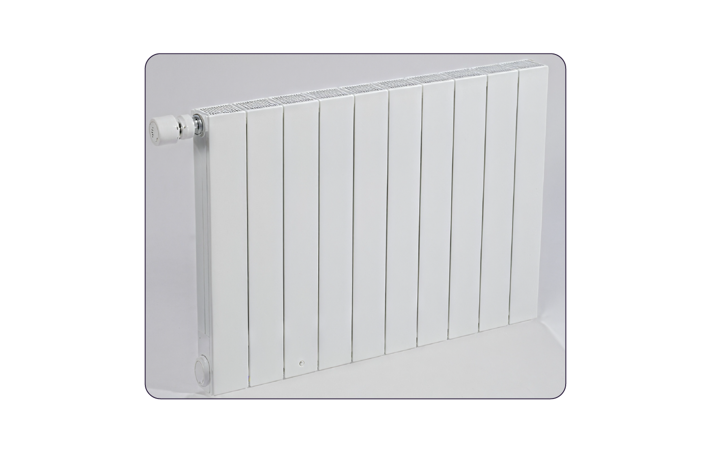 Photographie d’un radiateur en aluminium