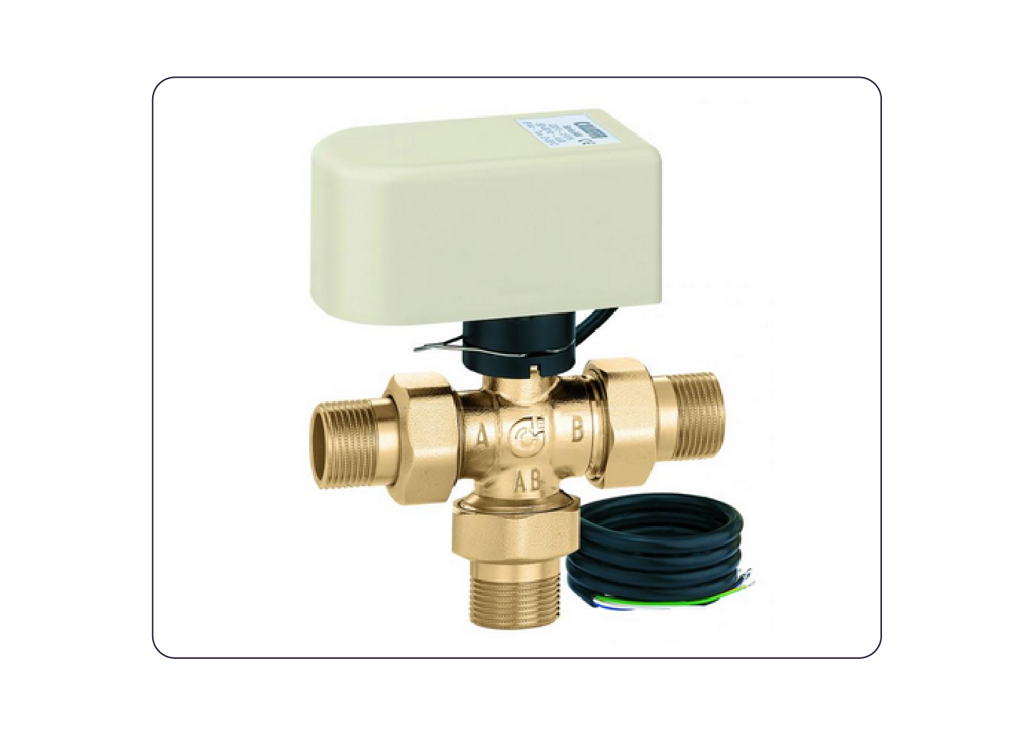 Photographie d'une vanne 3 voies