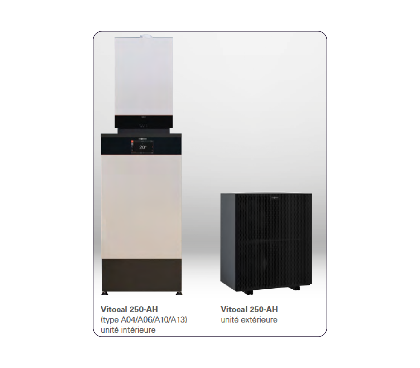 Photographie d'une chaudière hybride