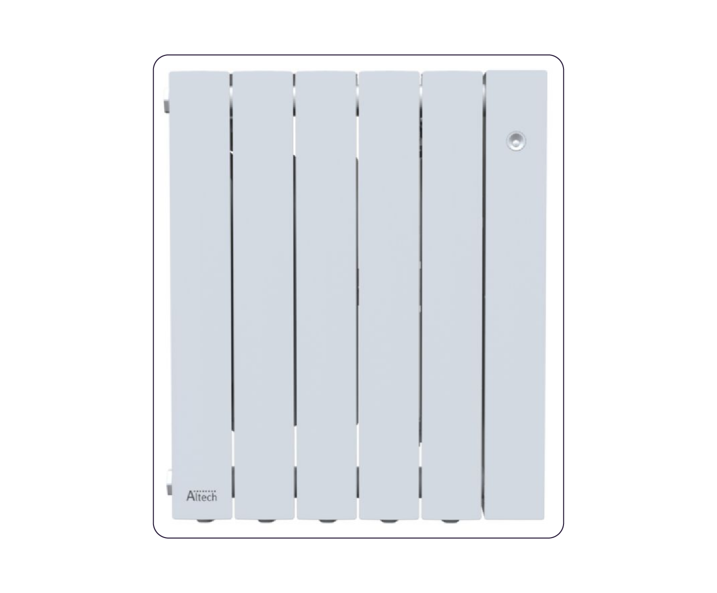 Photographie d'un radiateur à inertie