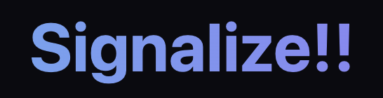 Le titre de la page est maintenant suivi de deux points d'exclamation