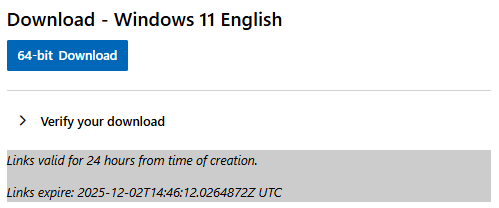 Start the Download