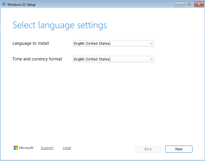 Choose the Language