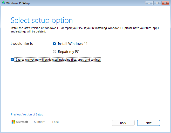 Confirm Data Deletion