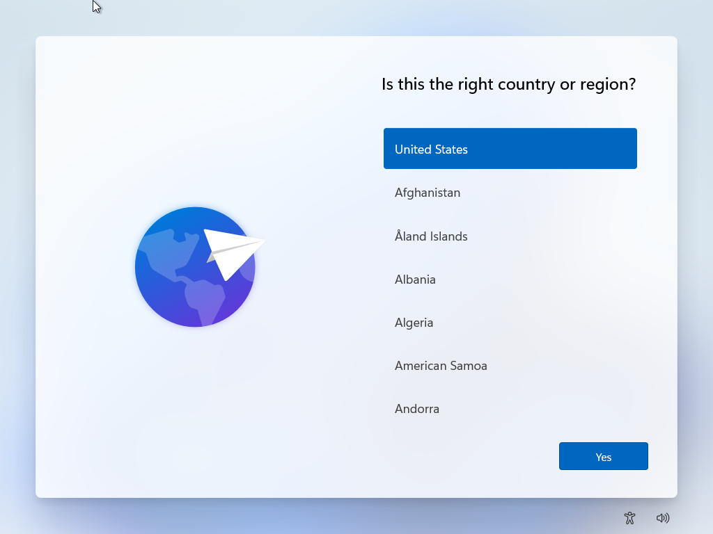 Select the Country