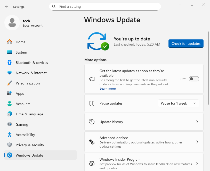The Update Center