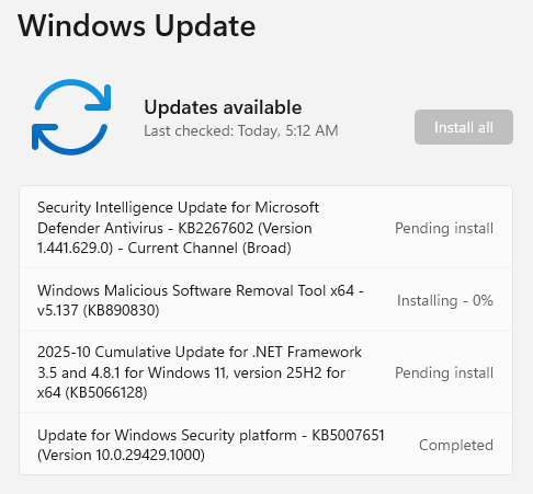 Start Checking for Updates