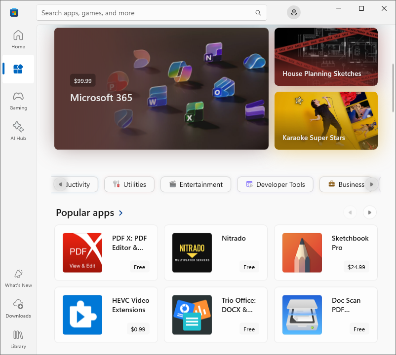 The Microsoft Store
